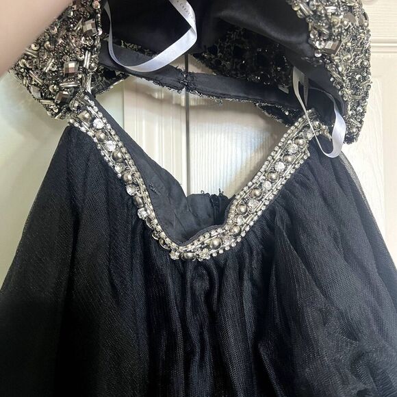 Envious Couture Prom By Karishma Style 17165 Size‎ 4 Black - Picture 5 of 7